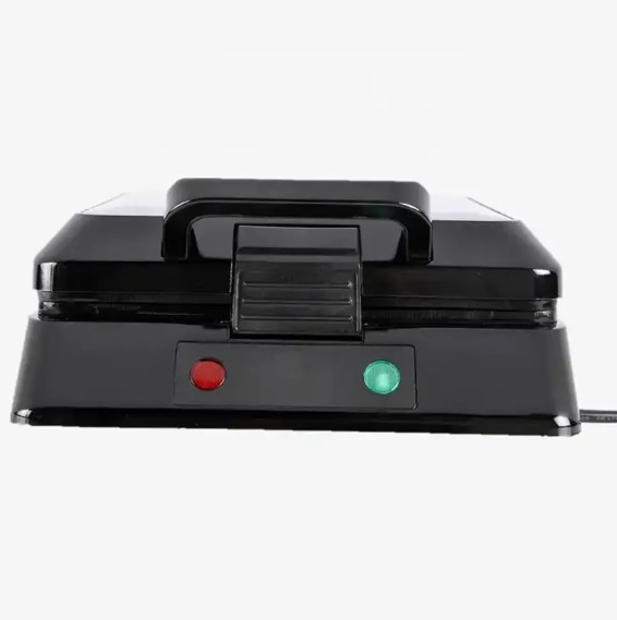 4-Slice Non-Stick Iron 1400W Square Sandwich Waffle Maker with Indicator Lights