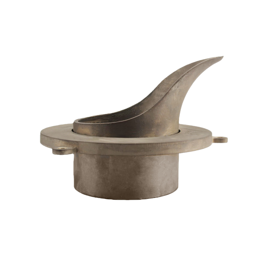 Antique Bronze High-Flow No-Hub Downspout Nozzle