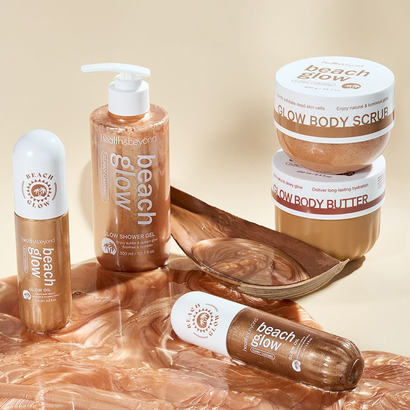 Private Label 100ml Glitter Liquid Spray Super Glow Shimmer Body Oil