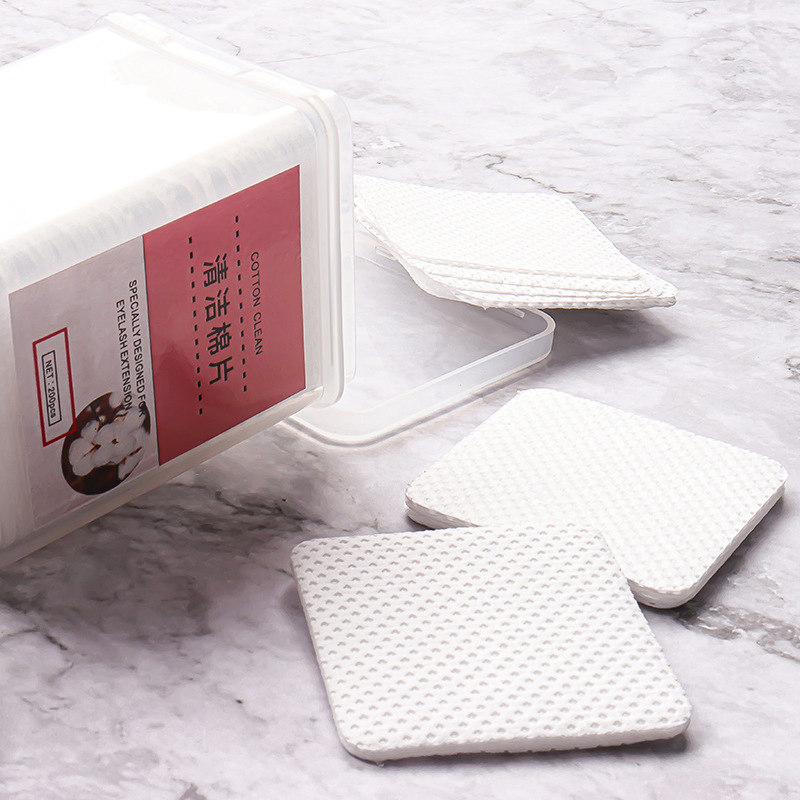 Cross-Border Spot Wholesale Eyelash Extensions Glue Bottle Nail Removal Cleaning Cotton Pads