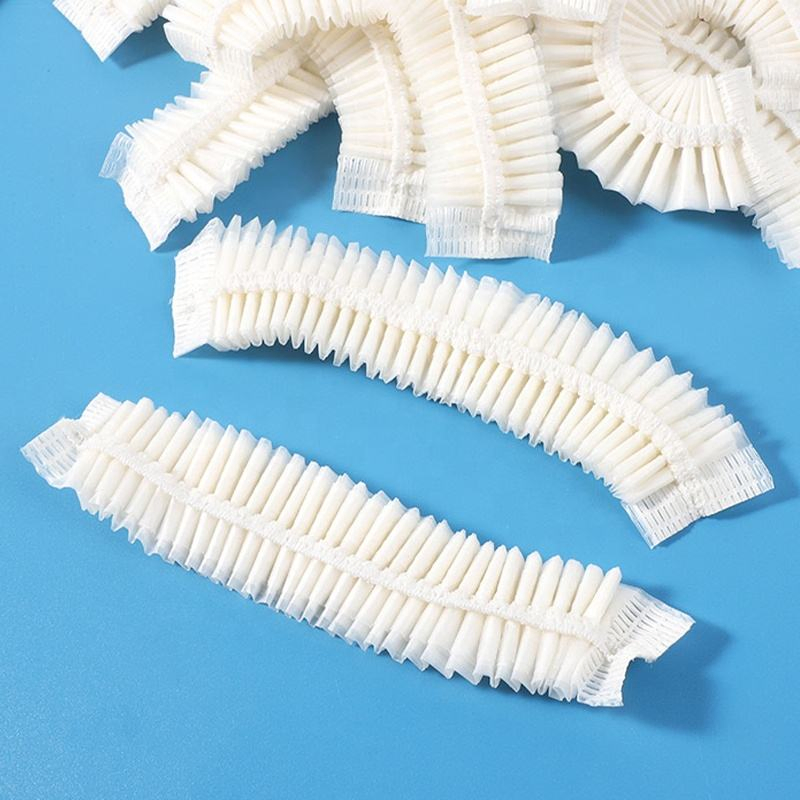 Hotel Disposable Clear Waterproof Biodegradable Eco-Friendly Starch Shower Cap