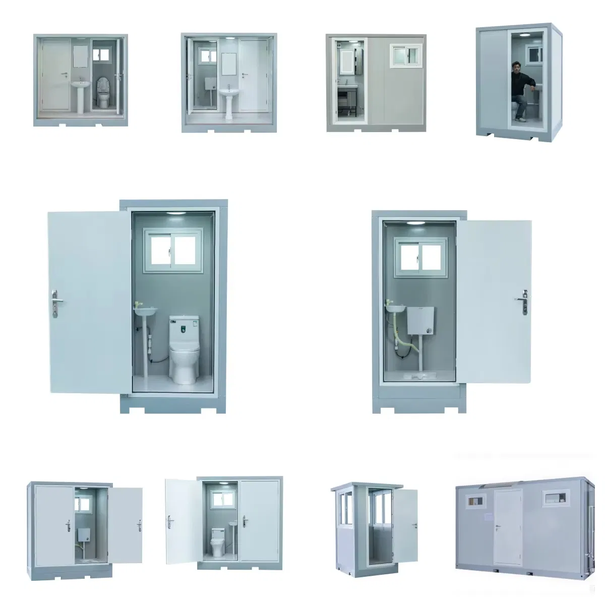 Mobile Manufacture Outdoor Camping Construction Exhibition Portable Mining Temporary Latrine Container Prefabricated Bathroom Toilet