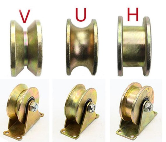 Wbd 600kg High Load V Groove Rigid Caster, V Shaped Plate Caster Wheel Track Rail Sliding Door Roller with Bracket for Inverted Track, Sliding Gate Accessories