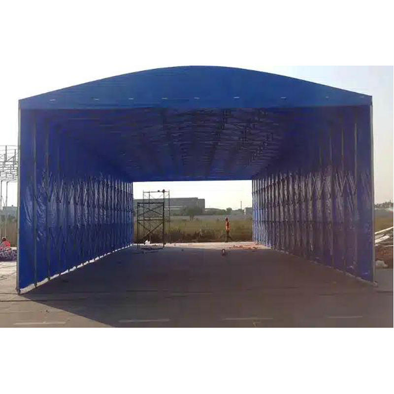 Heavy PVC Push-Pull Canopy for Industrial Warehousing
