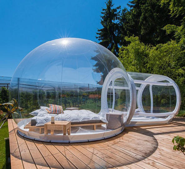 Starry Sky Design Outdoor Bubble Room with Durable UV Protection Material Luxury Design Starry Sky House