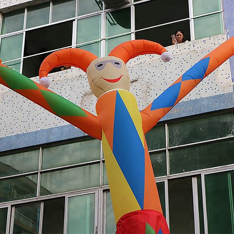 5m Air Dancer Inflatable Tube Man Sky Dancer Air Dancer with Blower Single Leg Inflatable Air Tube Man Dancing Man