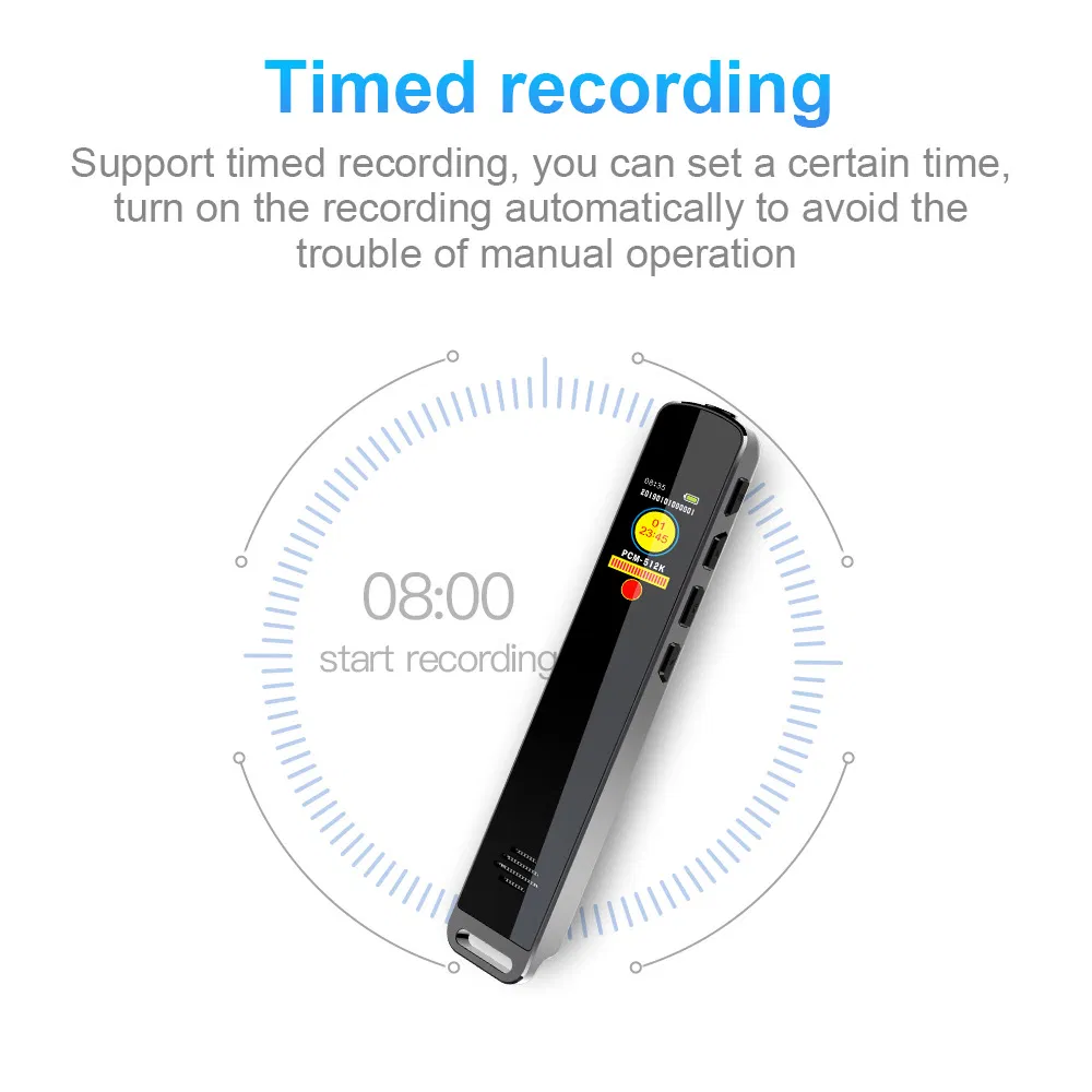 Portable Metal Audio Sound Recorder Voice Recorder Pen Professional Intelligent Digital Voice Recorder 16GB 32GB