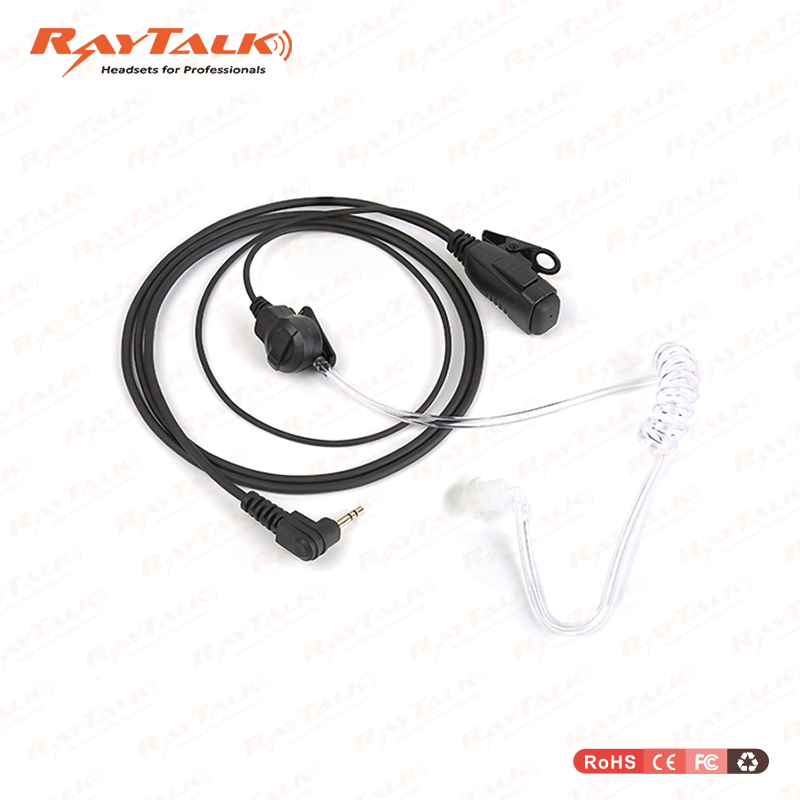 1-Wire Surveillance Kit Earpiece Acoustic Clear Tube Earpiece