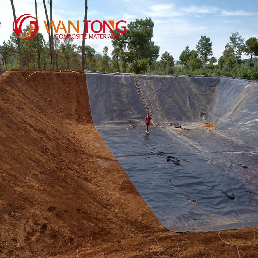 40mil or 1mm Smooth Geomembrane HDPE Pond Liner From China Supplier