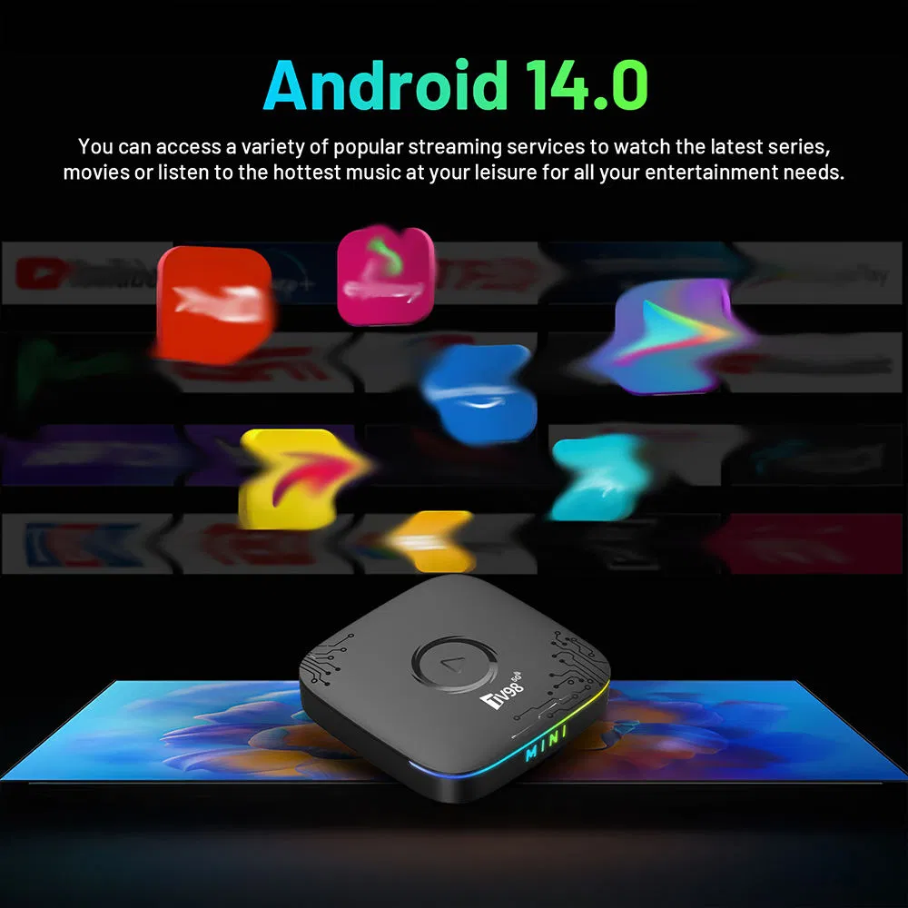TV Box Wholesale Set Top Box TV Digital 8K Streaming Android 14