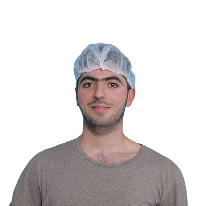 Disposable Non Woven Mob/Clip Cap 10GSM in Blue for Dental/ Food industrial