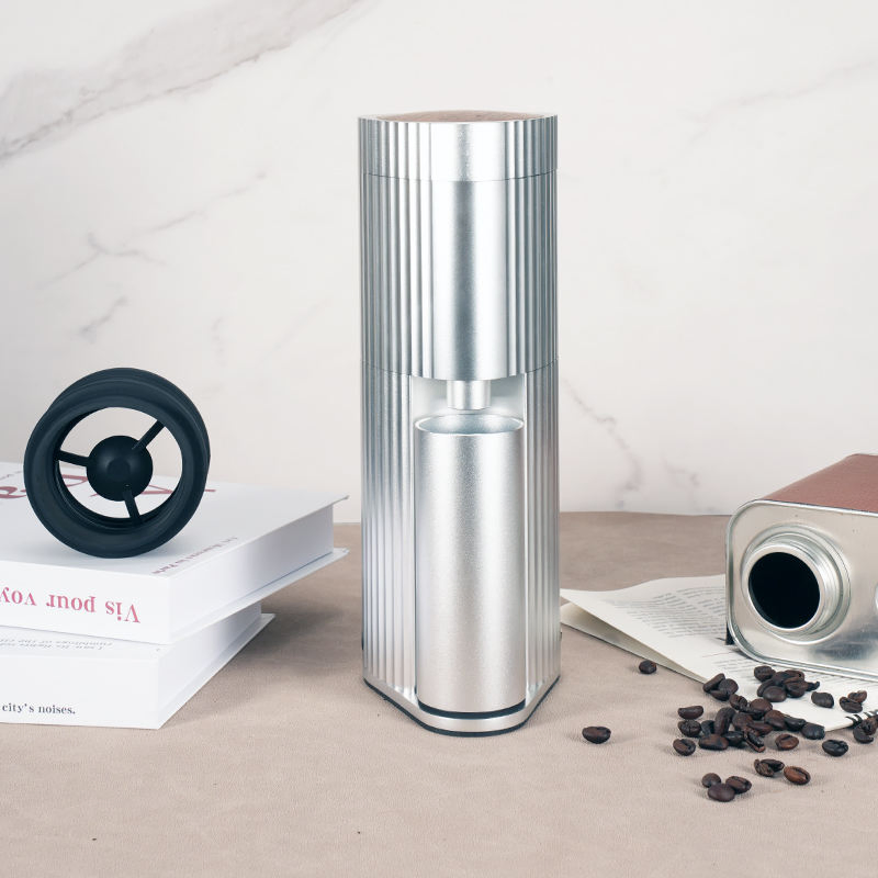 420 Stainless Steel Burr Core 120 Grade Adjustable Espresso Electric Coffee Bean Grinder Machine