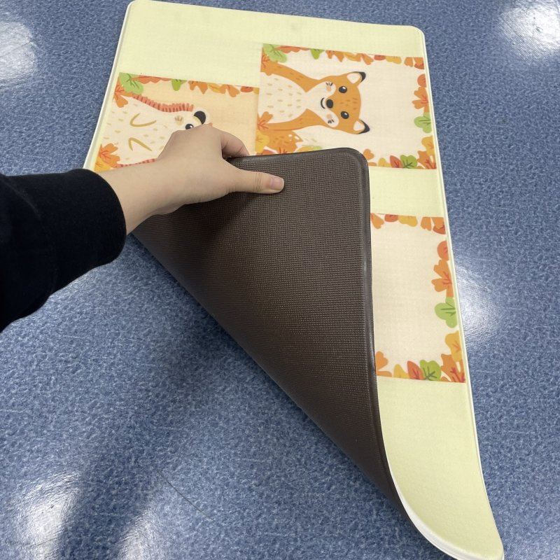 Eco-Friendly PVC Foam Cushioned Rugs Anti Fatigue Carpet Anti Slip Mat Kitchen Floor Non Slip Mats