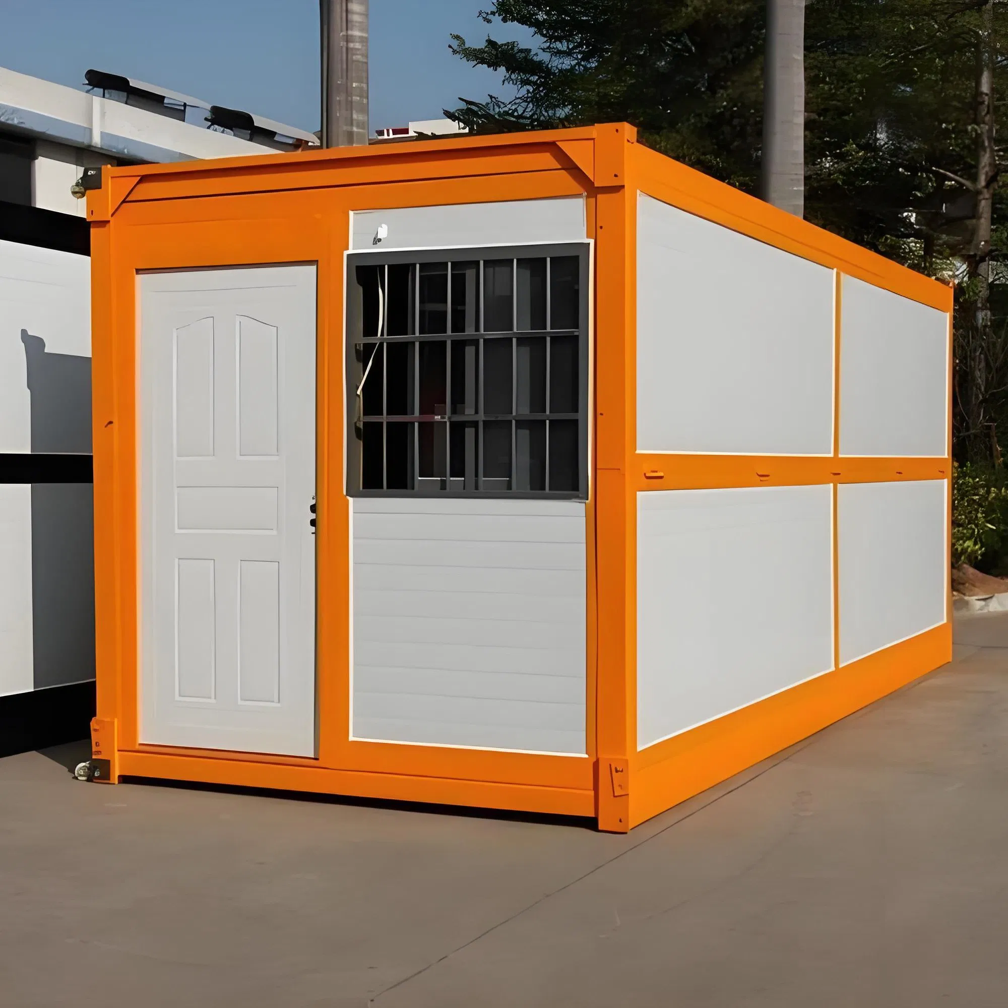 Prefabricated 3 Bedrooms Container Homes 20FT Prefab Shipping Tiny Foldable Container House with Bathroom