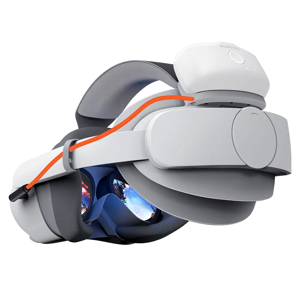 Bobovr P4-1 Battery Charging Dock for Pico 4 Vr Headset Upgrade Accessories Kit with Pads, Soft Strap