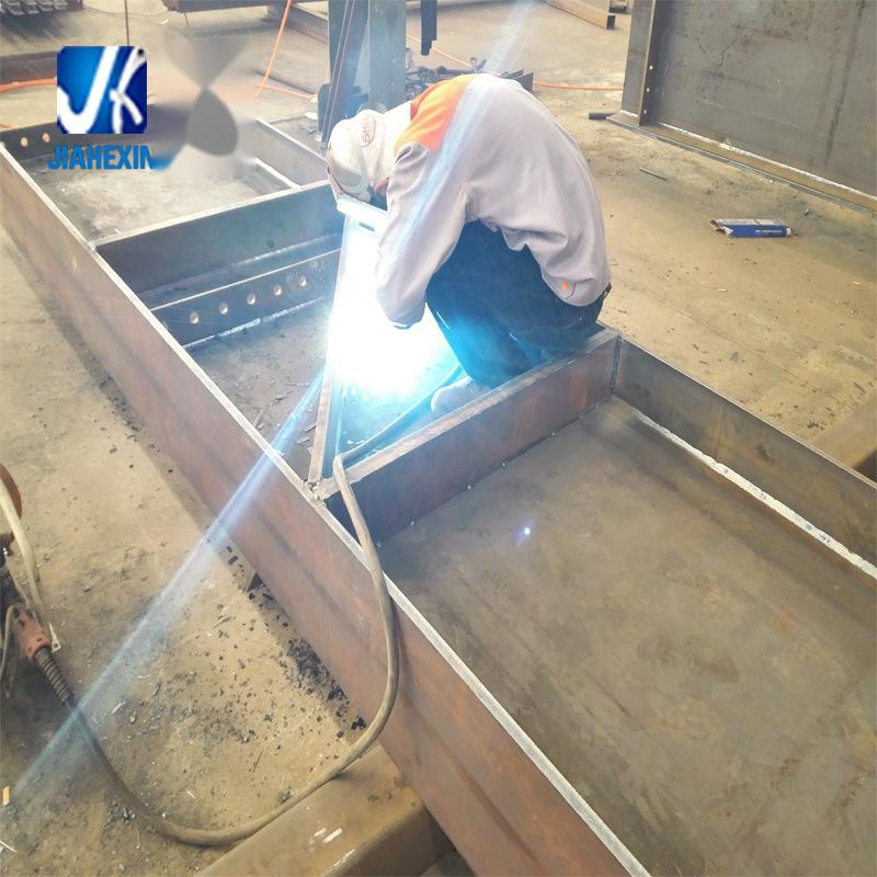 Strengthening Steel Beams by Welding Steel Stiffened Plates Structural Steel Welding Beam with Plate to Bridge