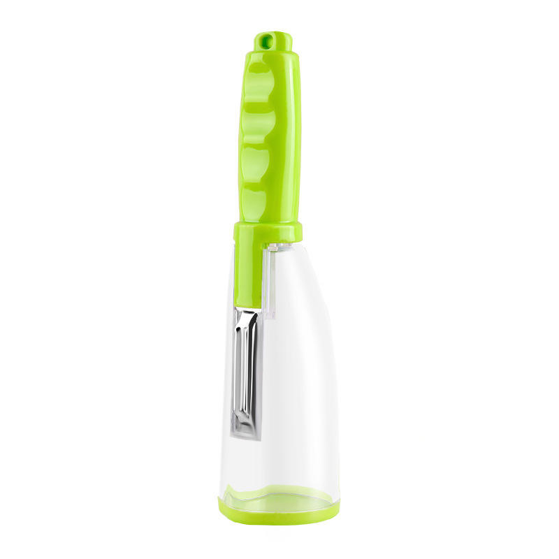 Manual Peeler Tool Compact Kitchen Multi-Purpose Fruit Vegetable Peeler with Container