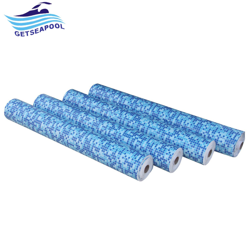 Waterproof Pool Liners and Inground Swimming Vinyl Pool Mosaic PVC Liner