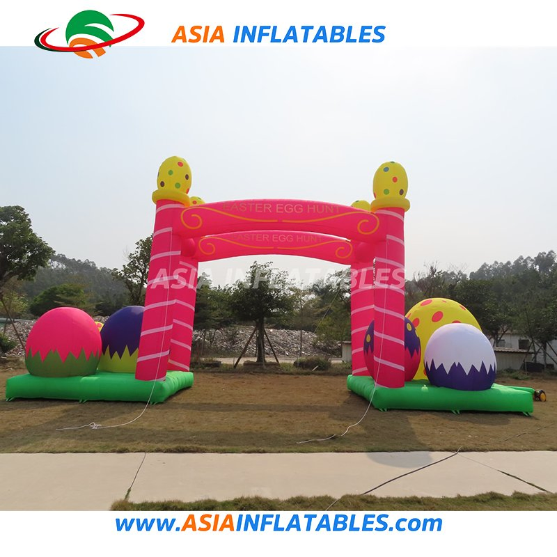 Advertising Welcome Inflatable Gate Arch with LED Lighting for Outdoor Event Decoration