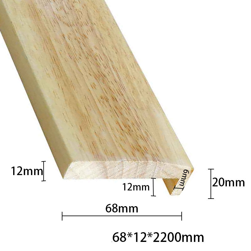 OEM Decorative Window Sleeve Pine Wood Door Sleeve Line Custom Skirting Board