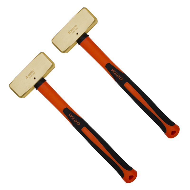 Wedo Non-Sparking Hammer Sledge Hammer with Fiberglass Handle Aluminium Bronze