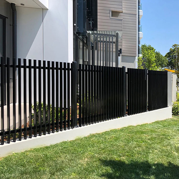 High Quality Decorative DIY Aluminum Garden Slat Blade Security Fence Post Vertical Batten Fence Gate