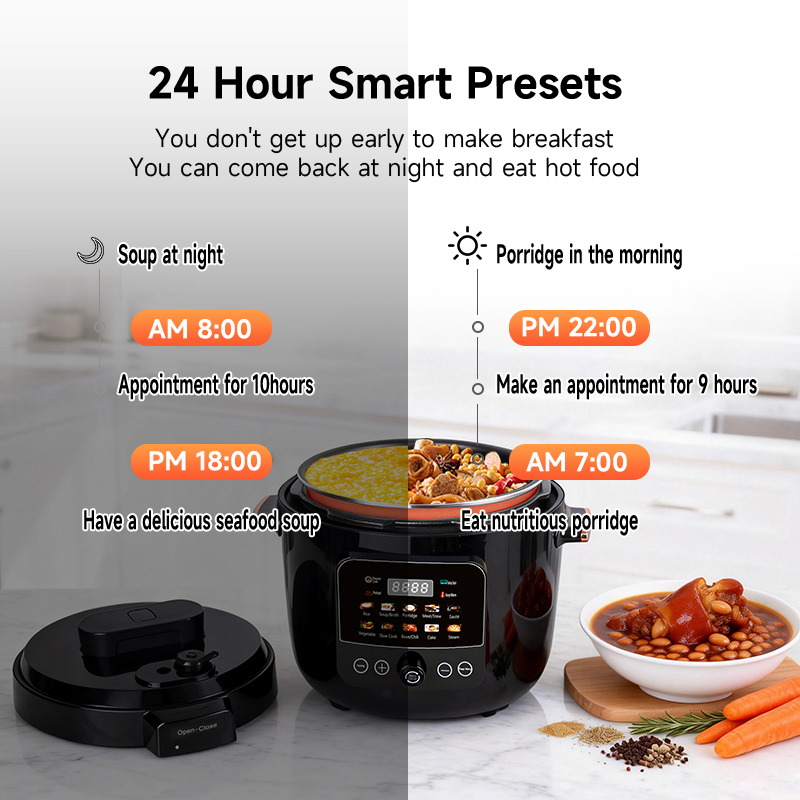 Best Deluxe Durable Aluminium Alloy Electric Pressure Cooker Wholesale for Household and Commercial
