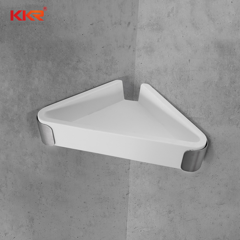 Hotel Towel Rack Corner Shower Shelf Storage Rack for Bathroom