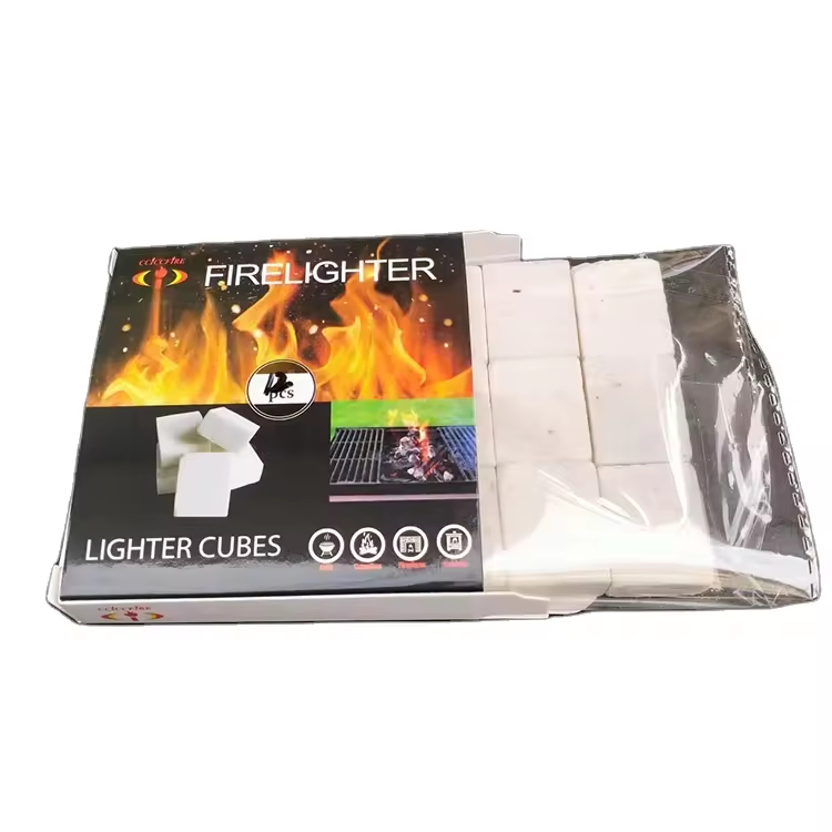 Premium White Paraffin Wax Fire Starter Blocks for Easy Ignition
