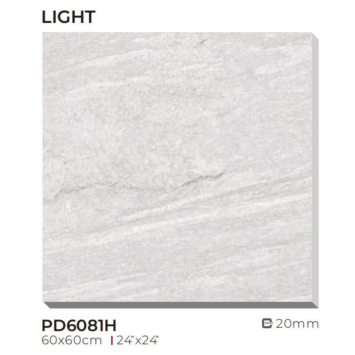 2cm Pavers Matt Full Body Heat Resistant Anti Slip Rustic Concrete 20mm Porcelain Outdoor Tile Floor for Garden