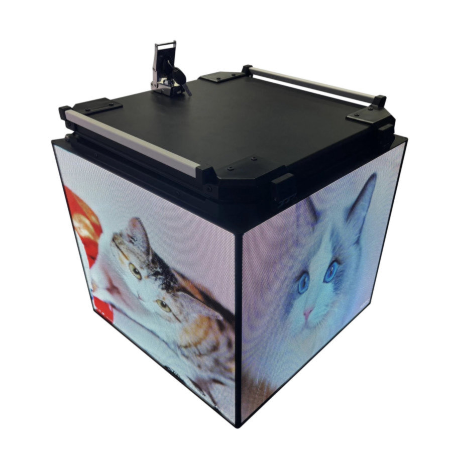 OEM Customized LED Smart Insulated Food Delivery Box for Digital Advertising