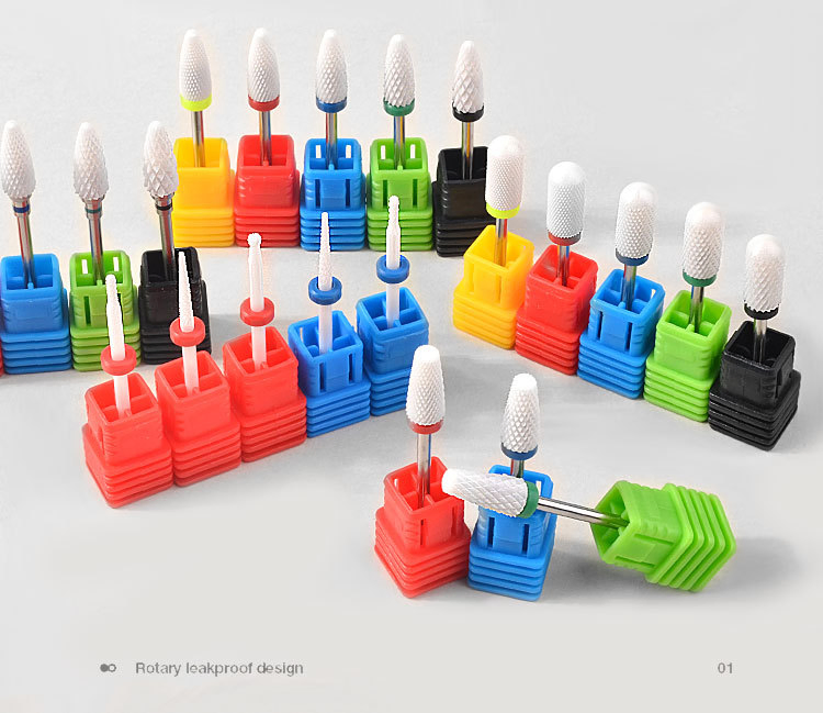 Wholesale High Quality Cuticle 3/32'' (2.35mm) Bits Ceramic Tungsten Nail Drill Bit