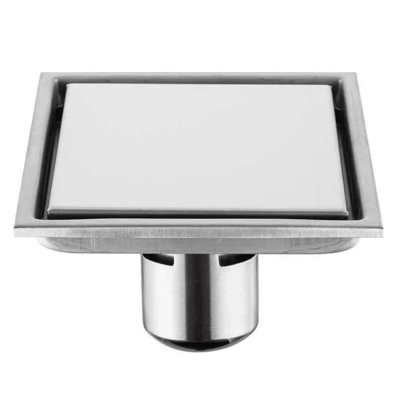 Квадратный антизапаховый слив для душа из нержавеющей стали