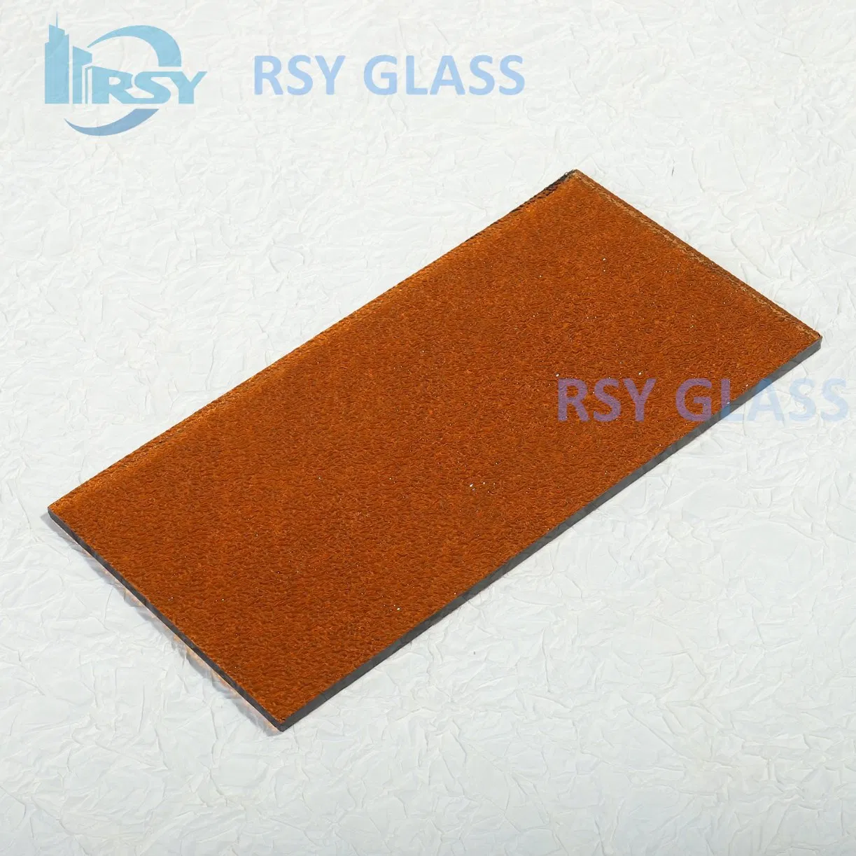 Golden Bronze Color Nashiji Pattern Glass for Whole Sale