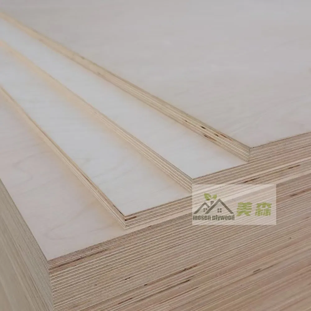 High Quality 4*8 Feet 3-25mm E0 First-Class Grade Baltic Full Birch Plywood for Indoor Furniture Use