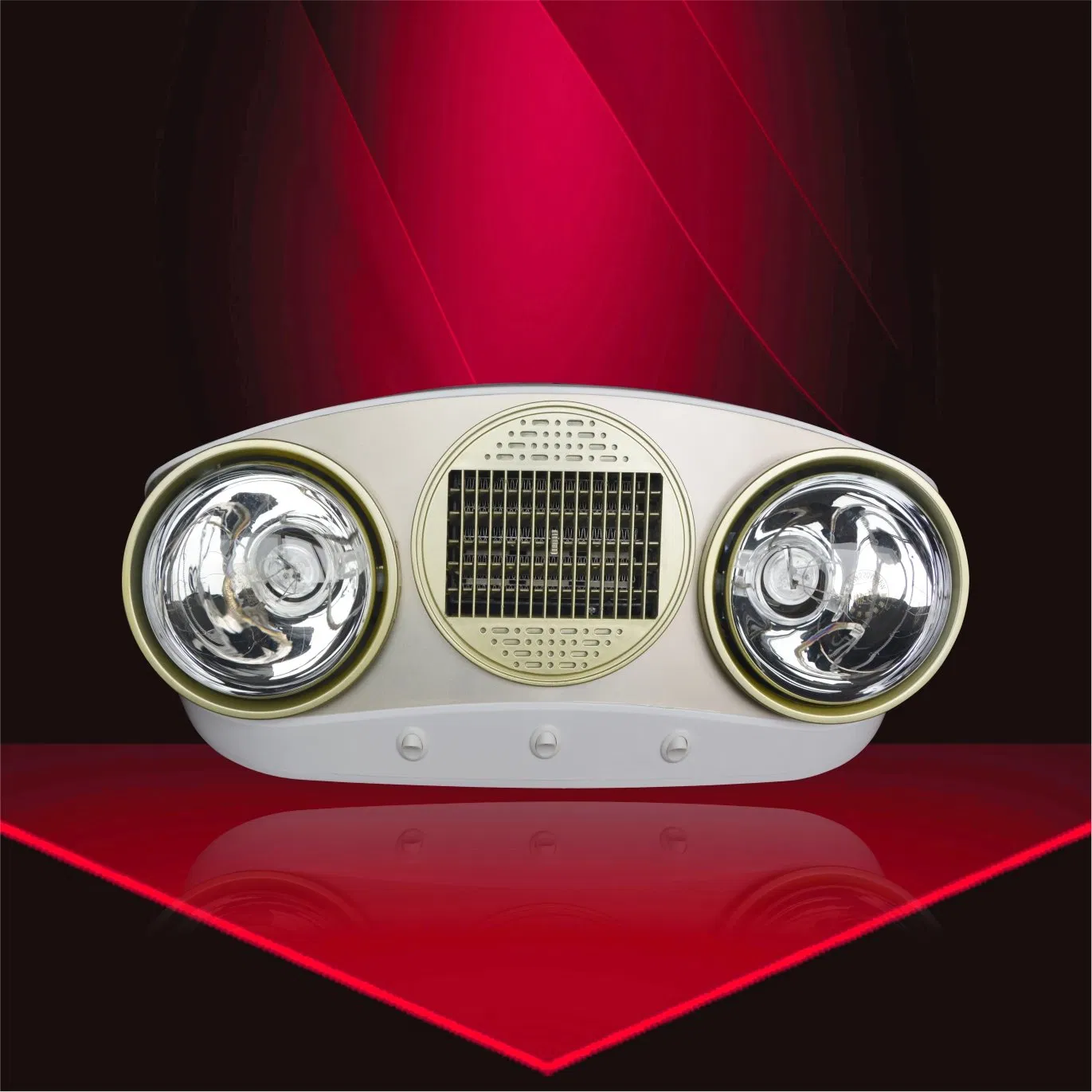 3 -L Energy Efficient Bathroom Heater Fan with Auto Shut off