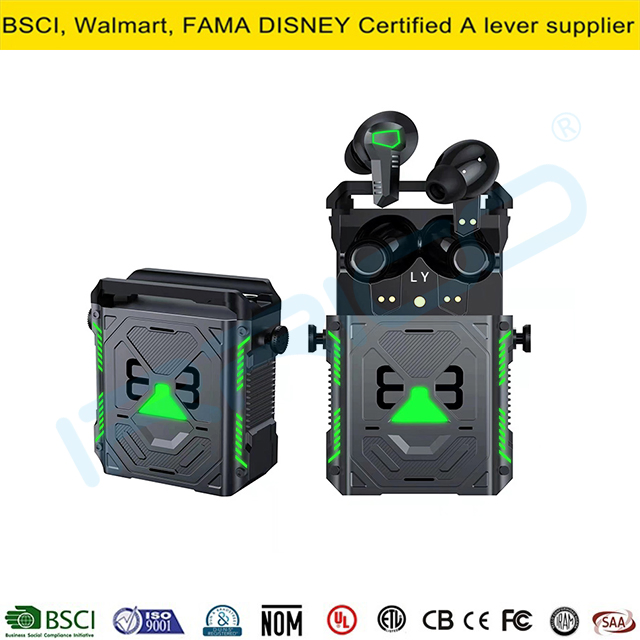 Gaming Tws Earbuds Wireless Audio Earphone Bluetooth Headphone with Ultra-Low Latency Audifono