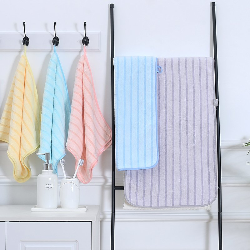 Home Hotel Coral Fleece Bath Towel Sets Adult Microfiber Towel Sets Custom Logo Towel Sets