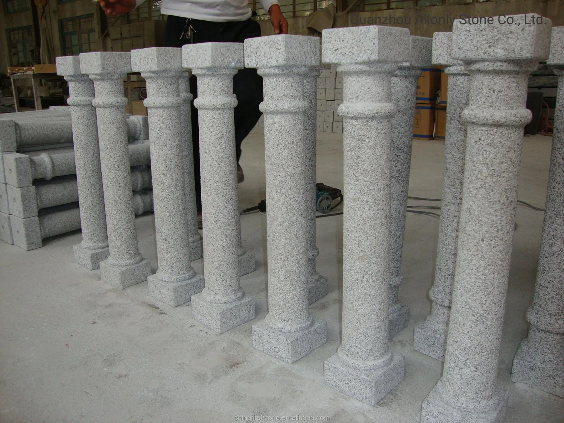 Wholesale Solid Marble Columns Stone Porch Pillars