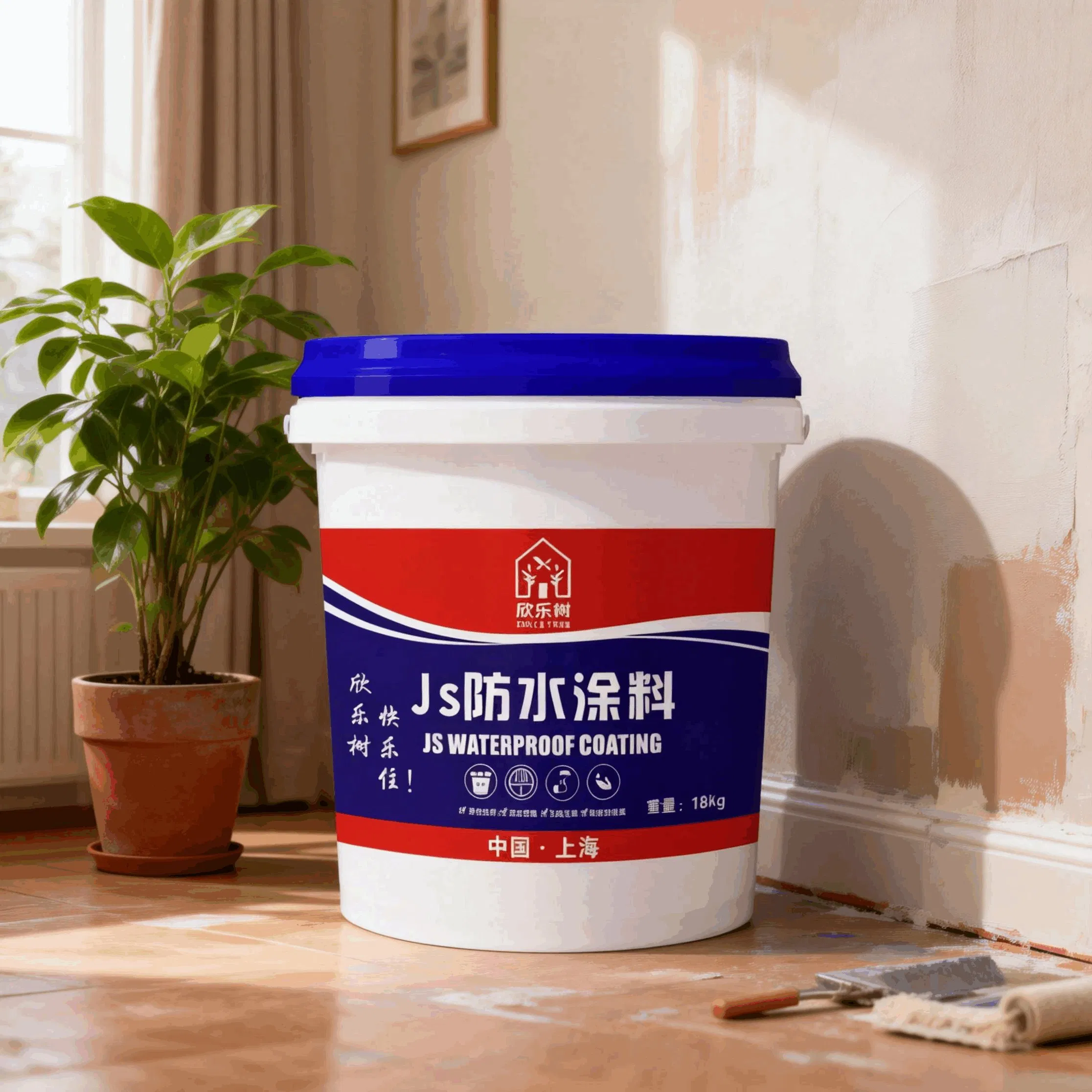 Js Waterproof Coating Versatile One Component Liquid Applied Waterproofing for Complex Details and Penetrations