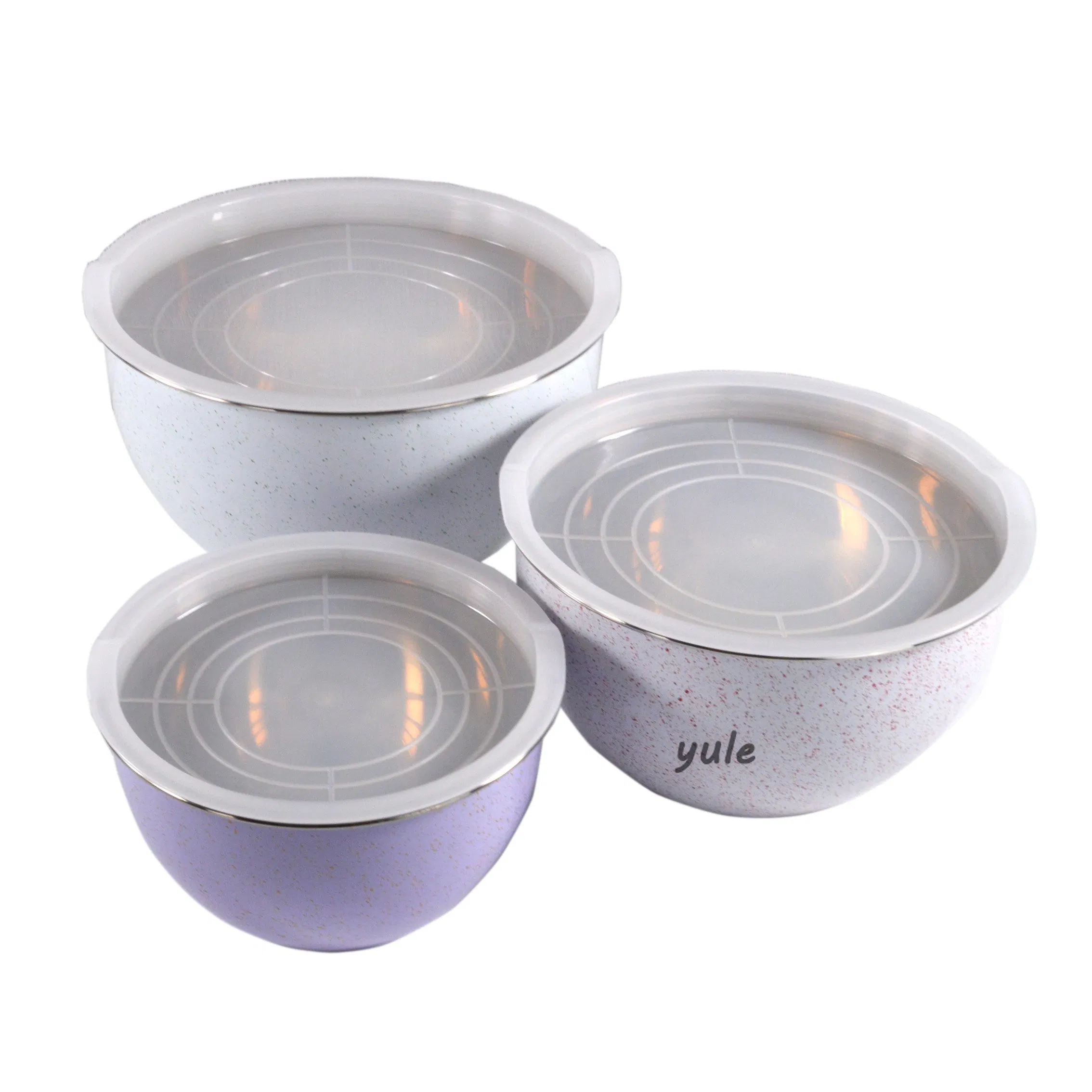 2025 New Design Extra Large Mixing Bowl Food Salad Container Stainless Steel Mixing Bowl with Lids Salad Bowl