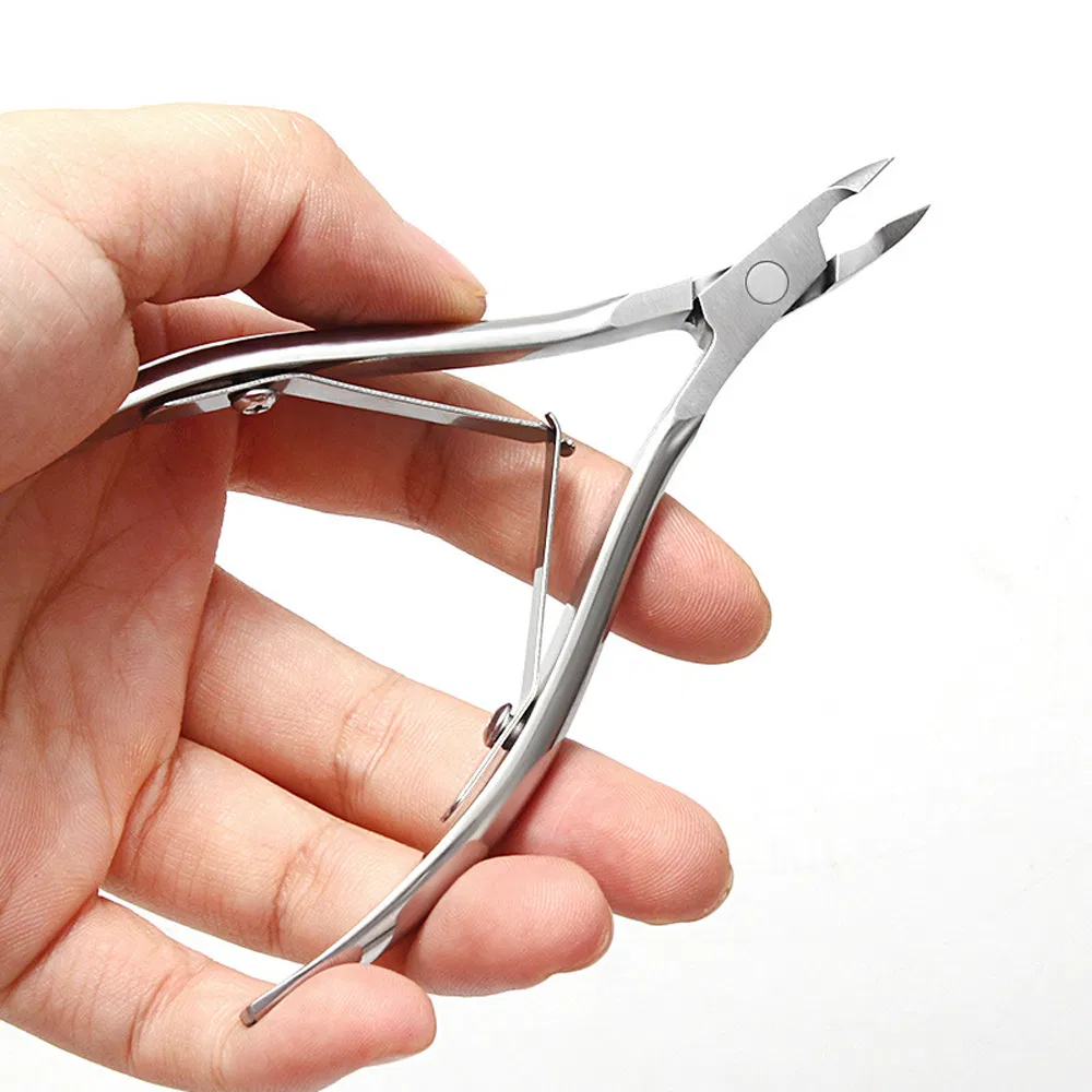 Stainless Steel Pedicure Manicure Care Scissors Tools Nail Art Nipper Professional Sharp Cuticle Cutter