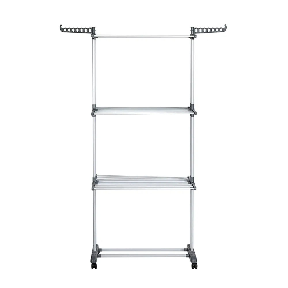 Foldable Floor Bathroom Towel Rack Portable Ladder Rack for Indoor or Outdoor