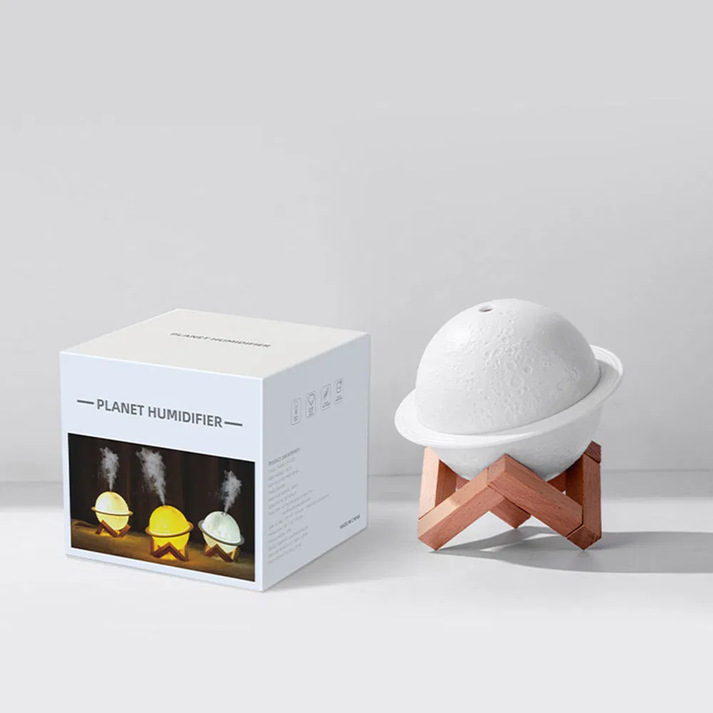 Ultrasonic Moon Lamp Planet Air Humidifier Essential Oil Diffuser Aromatherapy Oil LED Humidifier