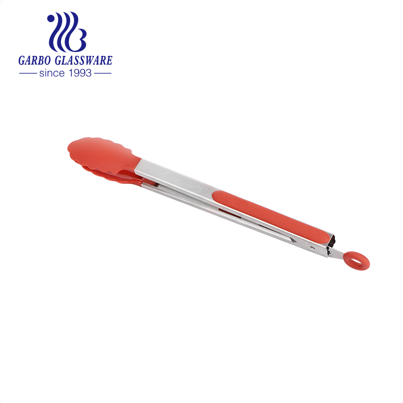 Hot Selling 430 Stainless Steel 9 Inch Food Tong
