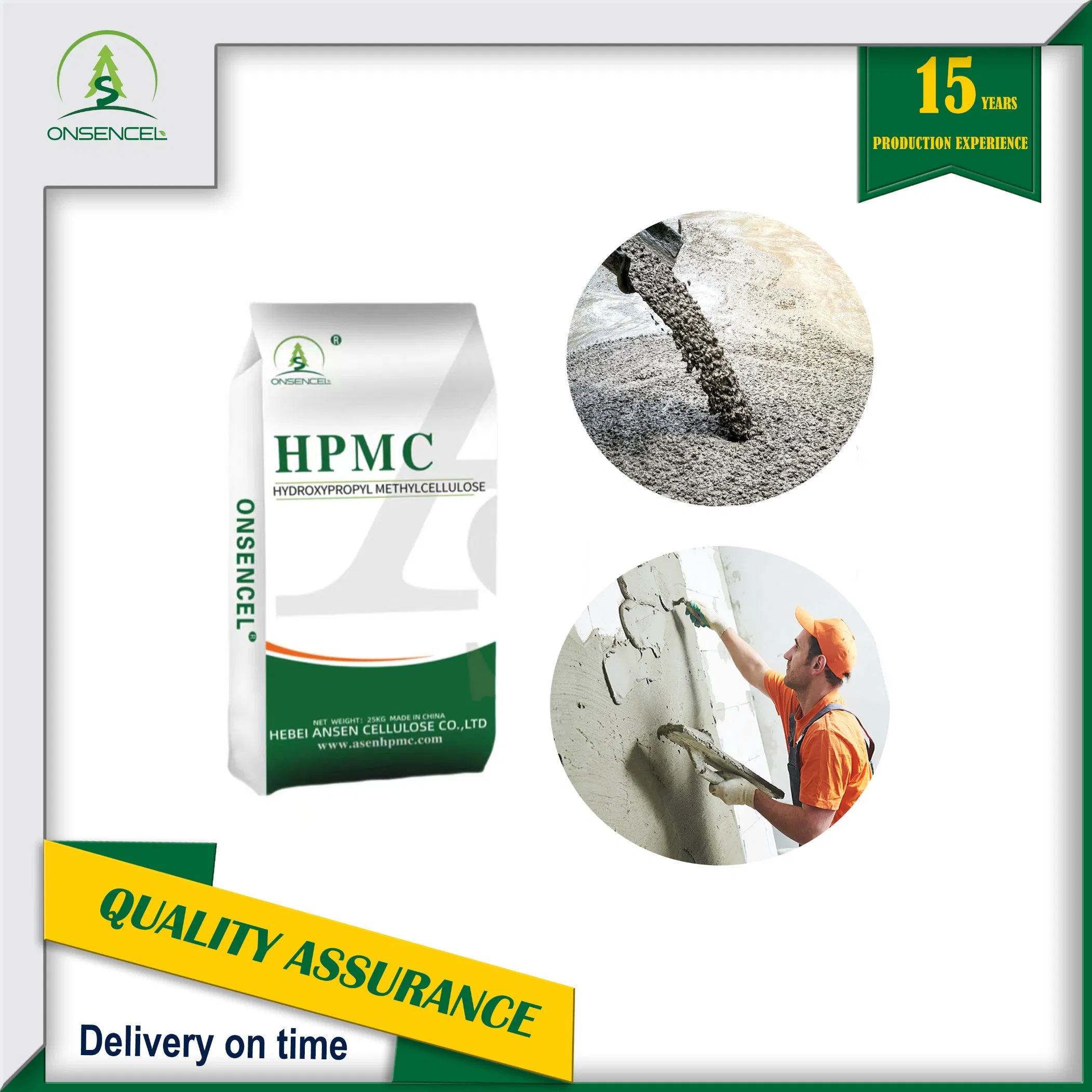 HPMC 200000 Hydroxypropyl Methyl Cellulose Industrial Grade HPMC Powder Tile Adhesives