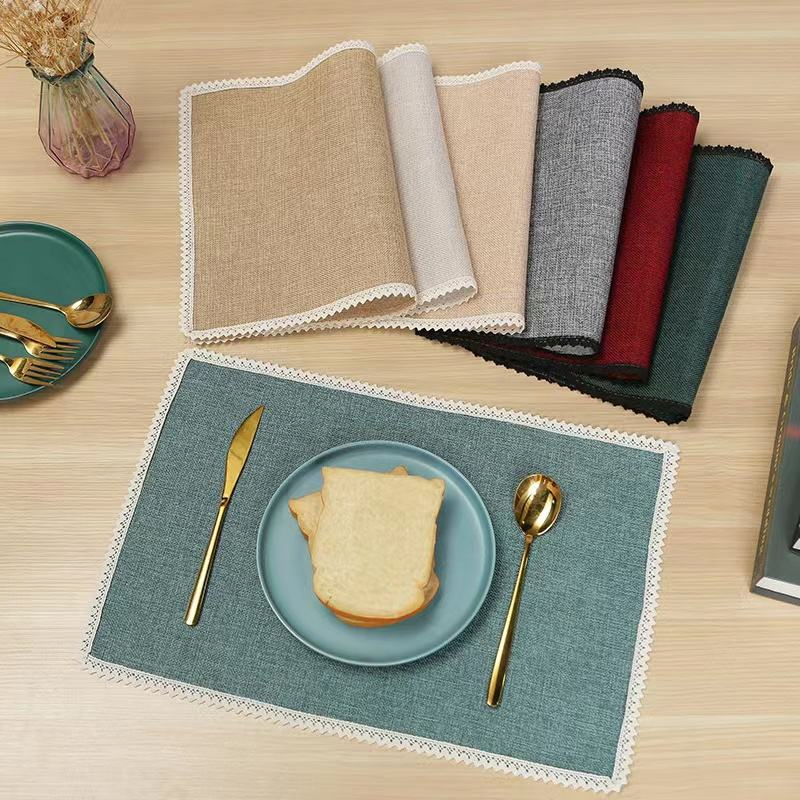 Heat-Resistant Place Mats Non-Slip Washable Table Mats Woven Placemat