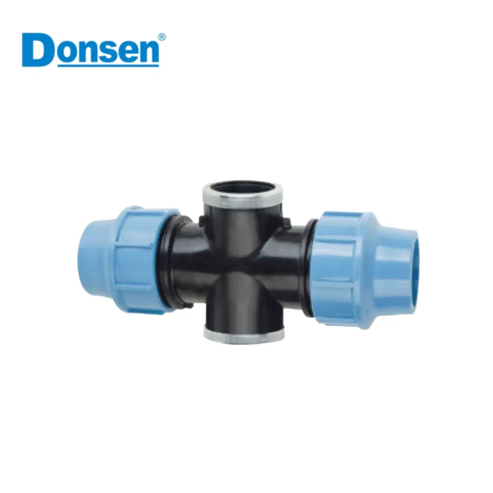 PP Compression Fittings Made of PP with Acceptable OEM Customization