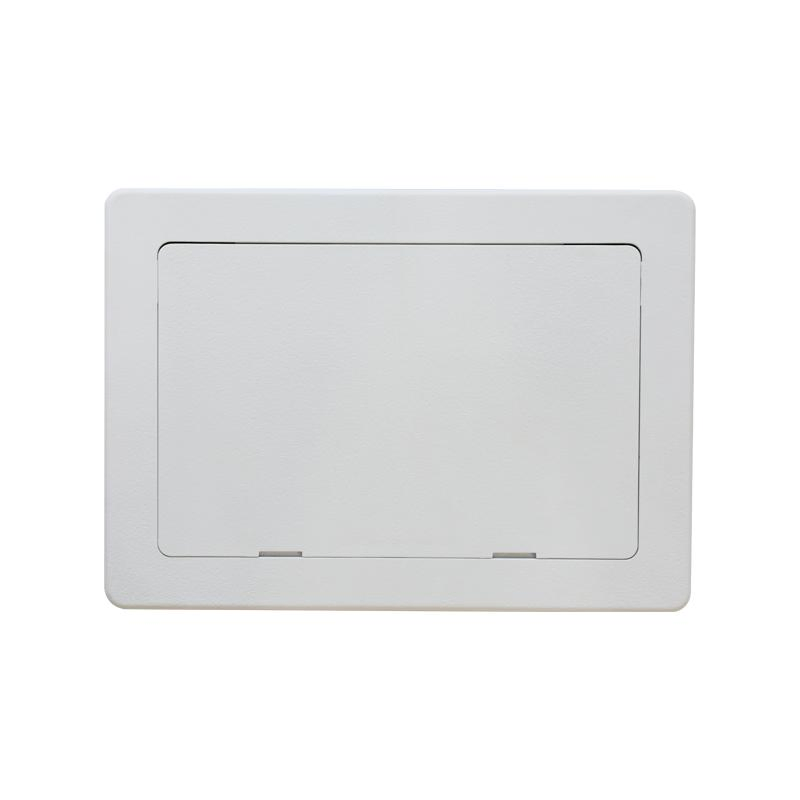 White Plastic Access Panel in Drywall, ABS