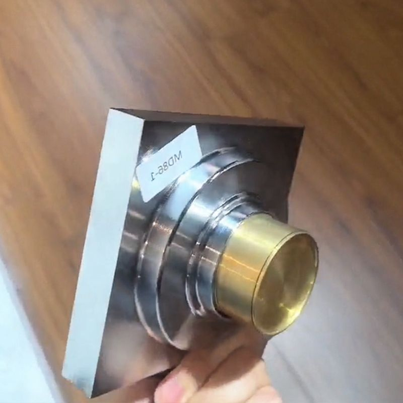 Bathroom Shower Tile Insert Copper Square Drain Anti Odor Anti Foul Hidden Floor Drain